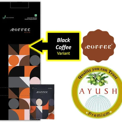 Indus Viva I Coffee Black Coffee (10g x 50 Sachets)