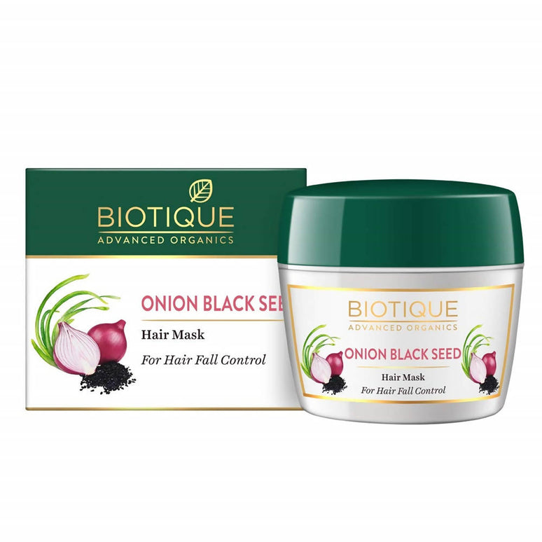 Biotique Advanced Organics Onion Black seed Hair Mask For Hair Fall Control