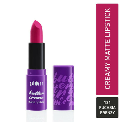 Plum Butter Crème Matte Lipstick Fuchsia Frenzy - 131 (Fuchsia Hot Pink)