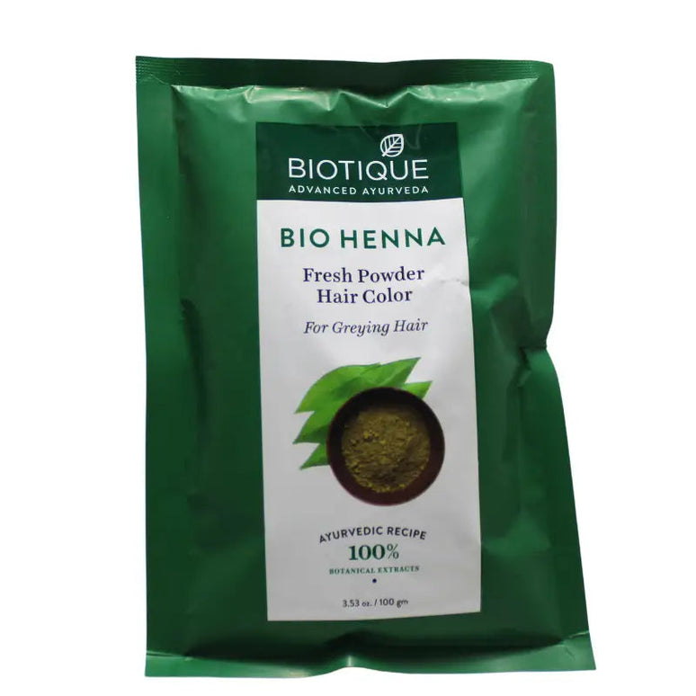 Biotique Advanced Ayurveda Bio Henna Fresh Powder Hair Color