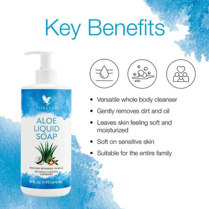 FOREVER ALOE LIQUID SOAP (473 ML)