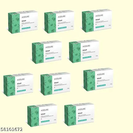 Vestige Assure Soap Neem, Tulsi & Pudina - 100g (Pack of 10)