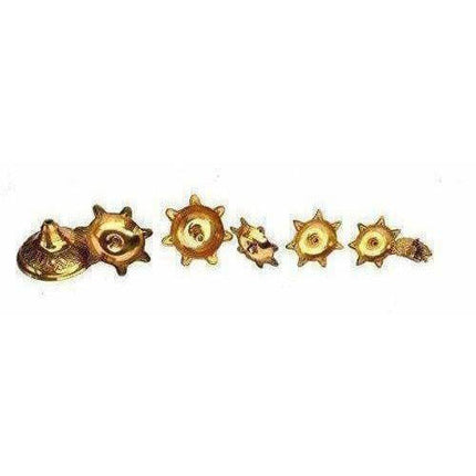 Pure Brass Diya (Puja Lamp) Hindu Pooja Article