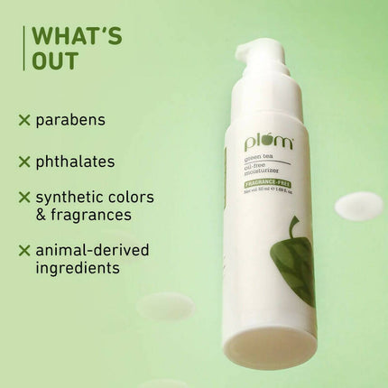 Plum Green Tea Oil - Free Moisturizer