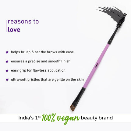 Plum Soft Blend Liner & Spoolie Brush Easy Pick-up 06