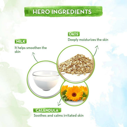 Mamaearth Milky Soft Mineral Based Sunscreen SPF 30 & PA+++ With Oats, Milk and Calendula