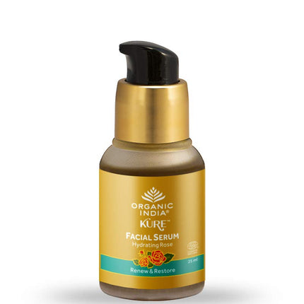 Organic India Kure Facial Serum Hydrating Rose