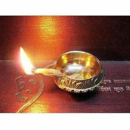 Diwali Kuber Deepak - Diya Oil Lamp For Puja Set Of 2
