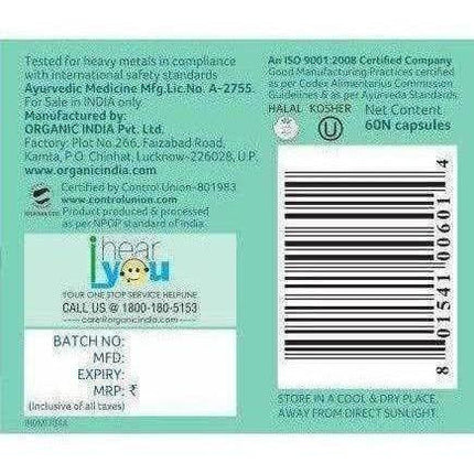 Organic India Breathe Free Capsules