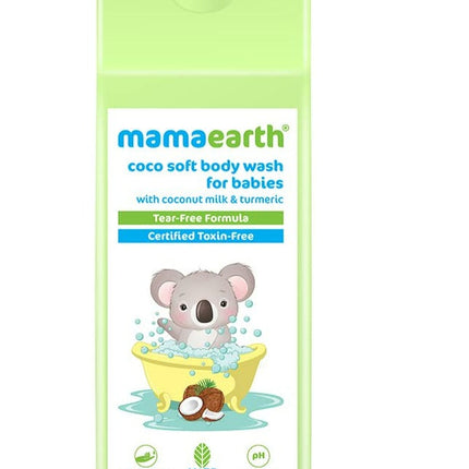 Mamaearth Milky Soft Baby Body Wash For Tear-Free Formula & Gently Cleanses Skin