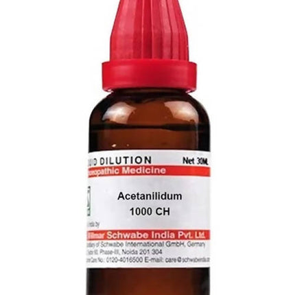 Dr. Willmar Schwabe India Acetanilidum Dilution