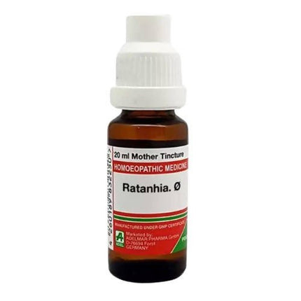 Adel Homeopathy Ratanhia Mother Tincture Q - Limited Time Offer