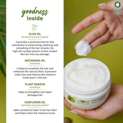 Plum Olive & Macadamia Mega Moisturizing Hair Mask