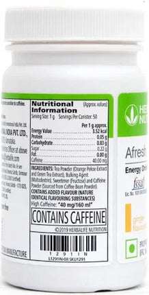 HERBALIFE AFRESH PEACH DRINK MIX (50G) - PACK OF 2