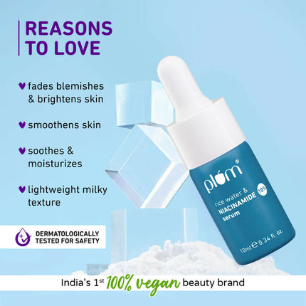 Plum Glow & Clarify Serum Travel Combo - 15% Vitamin C + 10% Niacinamide Face Serum