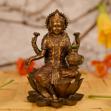 Collectible India Goddess Lakshmi Idol