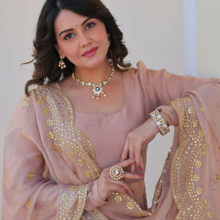 Aastha Fashion Chiku Fendy Chiffon 12 Kali Stitched Party Wear Designer Gown