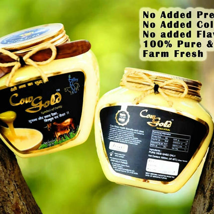 Cow Gold Desi Cow A2 Ghee | Cultured Desi Cow Ghee | 100% Pure and Natural | Helps Boost Immunity