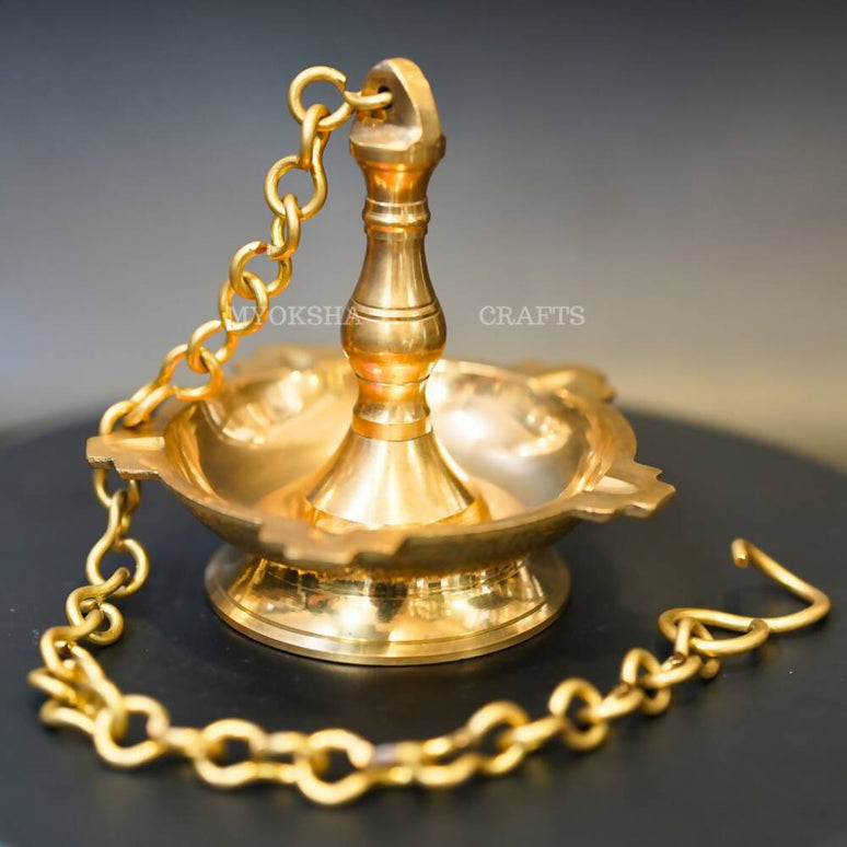 Brass Hanging Kerala Diya