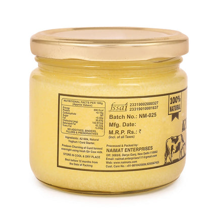 Naimat A2 Desi Gir Cow Ghee | Homemade Ghee From Desi Cow Milk | Certified Organic Ghee