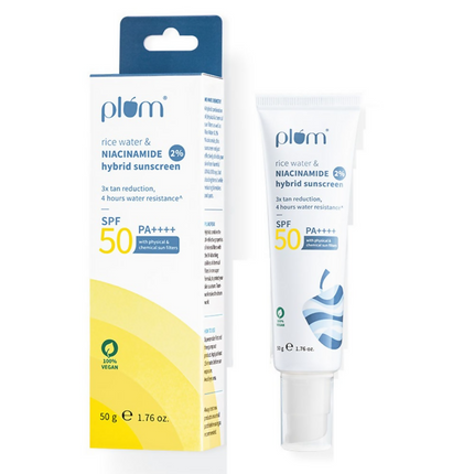 Plum Bestselling 2% Niacinamide & Rice Water SPF 50 PA+++