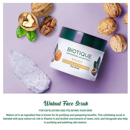 Biotique Bio Walnut Exfoliating & Polishing Scrub