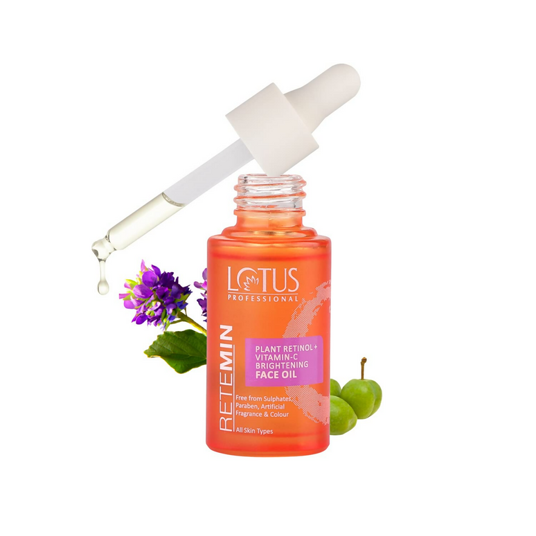 Lotus Professional Retemin Plant Retinol + Vitamin C Brightening Facial Oil