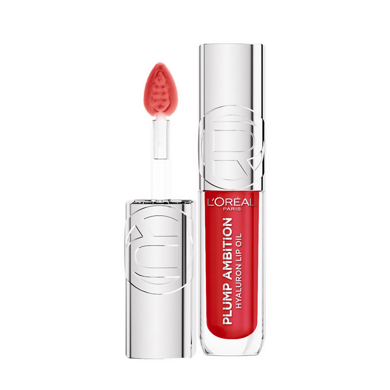 L'Oreal Paris Plump Ambition Hyaluron Lip Oil - 380 Rouge In Love
