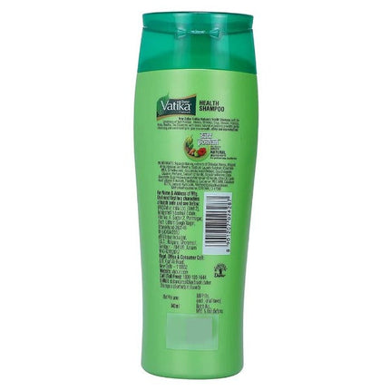 Dabur Vatika Health Shampoo For Smooth, Shiny & Nourished Hair, Repairs Hair damage, Controls Frizz, For All Hair Types