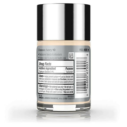 Neutrogena Healthy Skin Liquid Makeup Foundation, Broad Spectrum SPF 20 Feverfew,Classic Ivory