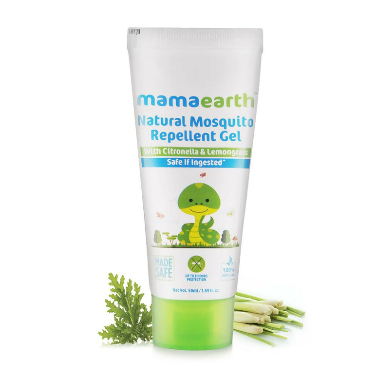 Mamaearth Natural Mosquito Repellent Gel & Deeply Nourishing Wash for Babies