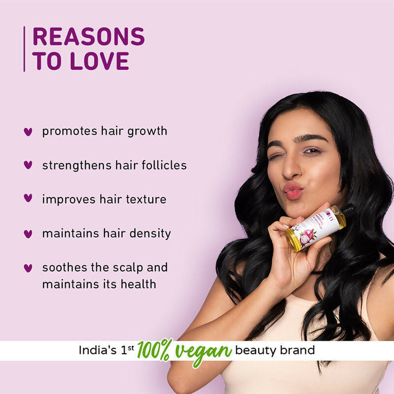 Plum Onion Hair Growth Oil For Hair Fall Control With Bhringraj Oil