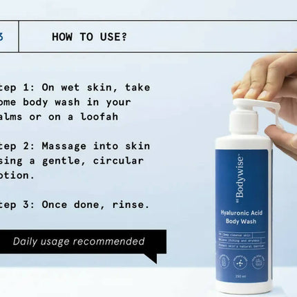 BeBodywise Hyaluronic Acid Body Wash