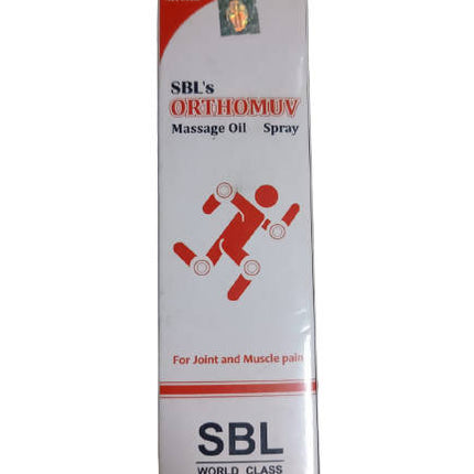 SBL Homeopathy Orthomuv Massage Oil Spray