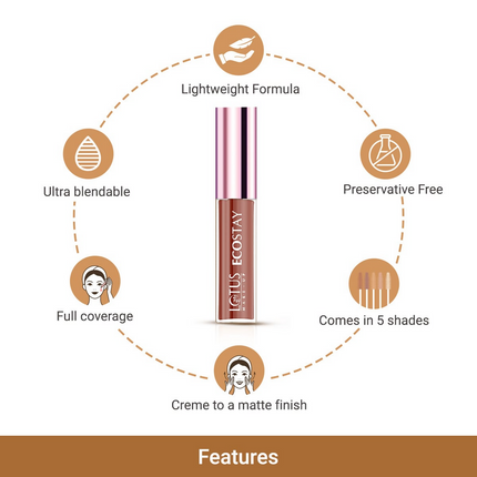 Lotus Ecostay Insta-Hide Creme Concealer - Natural Honey
