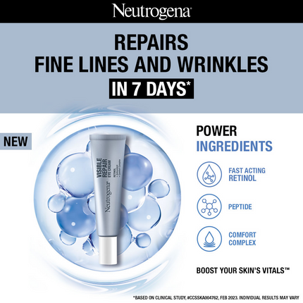 Neutrogena Visible Repair Eye Cream For Anti-Ageing, Dark Circles & Wrinkles