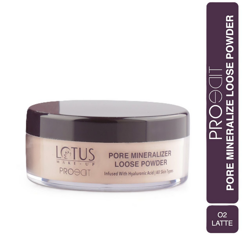 Lotus Make Up Proedit Pore Mineralize Loose Powder - 02 Latte