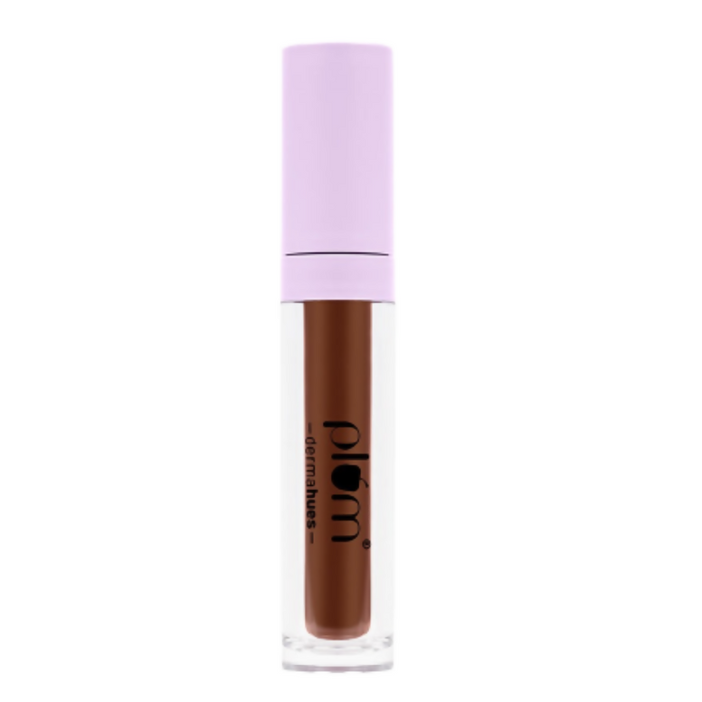 Plum Glassy Glaze Lip Lacquer 3-in-1 Lipstick + Lip Balm + Gloss 09 Toasted Almond