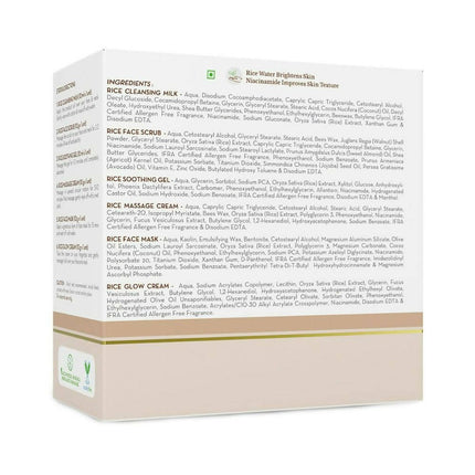 Mamaearth Rice Facial Kit With Rice Water & Niacinamide
