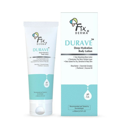 Fixderma Durave Deep Hydrating Body Lotion with Ceramide & Shea Butter