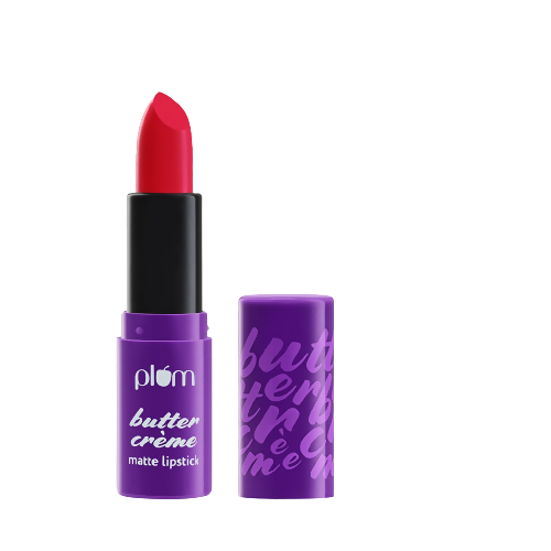 Plum Butter Crème Matte Lipstick Scarlet Siren - 134 (True Red)
