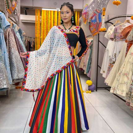 Aastha Fashion Multi Lining Maslin Heavy Digital Print Semi Stitched Wedding Wear Lehenga Choli