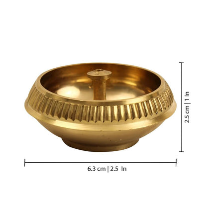 Spillbox Gold Toned Kuber Nandha Deep Pooja Essentials