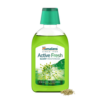 Himalaya Herbals Active Fresh Saunf Mouthwash