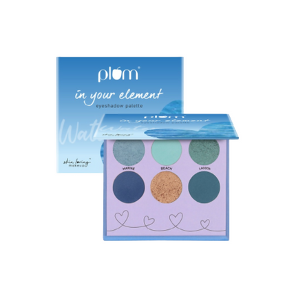 Plum In Your Element Eyeshadow Palette Easy to Blend 6-in-1 Palette 02 Water