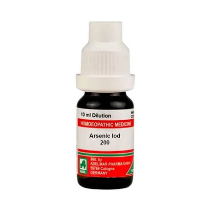 Adel Homeopathy Arsenic Iod Dilution 10 ml