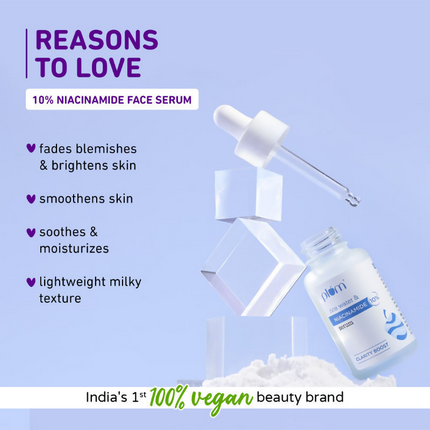 Plum Glow & Clarify Serum Combo - 15% Vitamin C Face Serum + 10% Niacinamide Face Serum