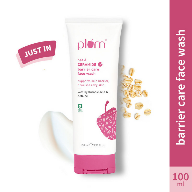 Plum Oat & 1% Ceramide Barrier Care Face Wash