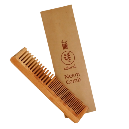 Isha Life Handmade Neem Wood Comb