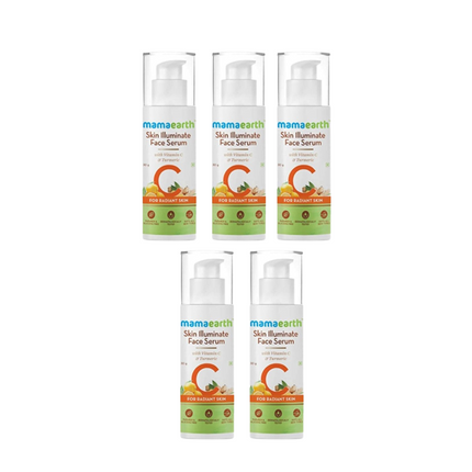 Mamaearth Skin Illuminate Face Serum With Vitamin C & Turmeric For Radiant Skin